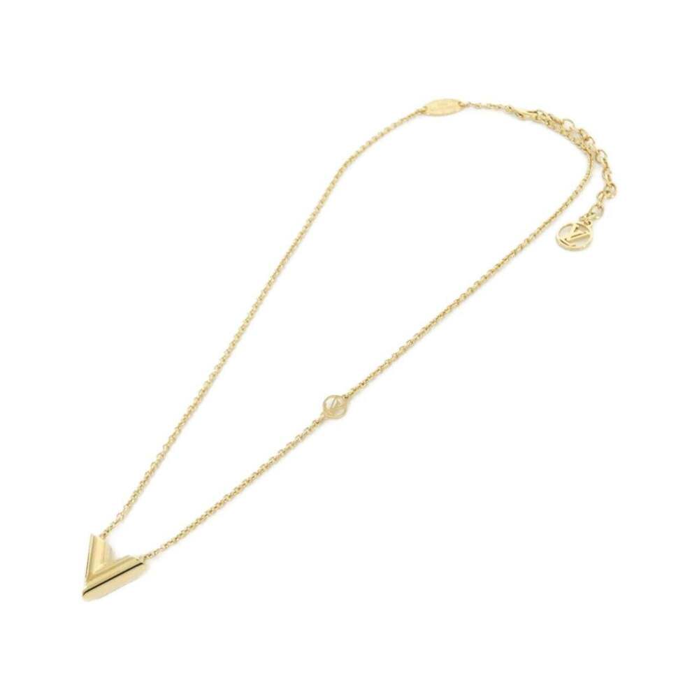 LOUIS VUITTON Gold Necklace - Picture 2 of 4